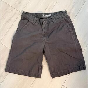 Carhartt Relaxed Fit Rugged Flex Rigby Gray Mens Shorts Size 32